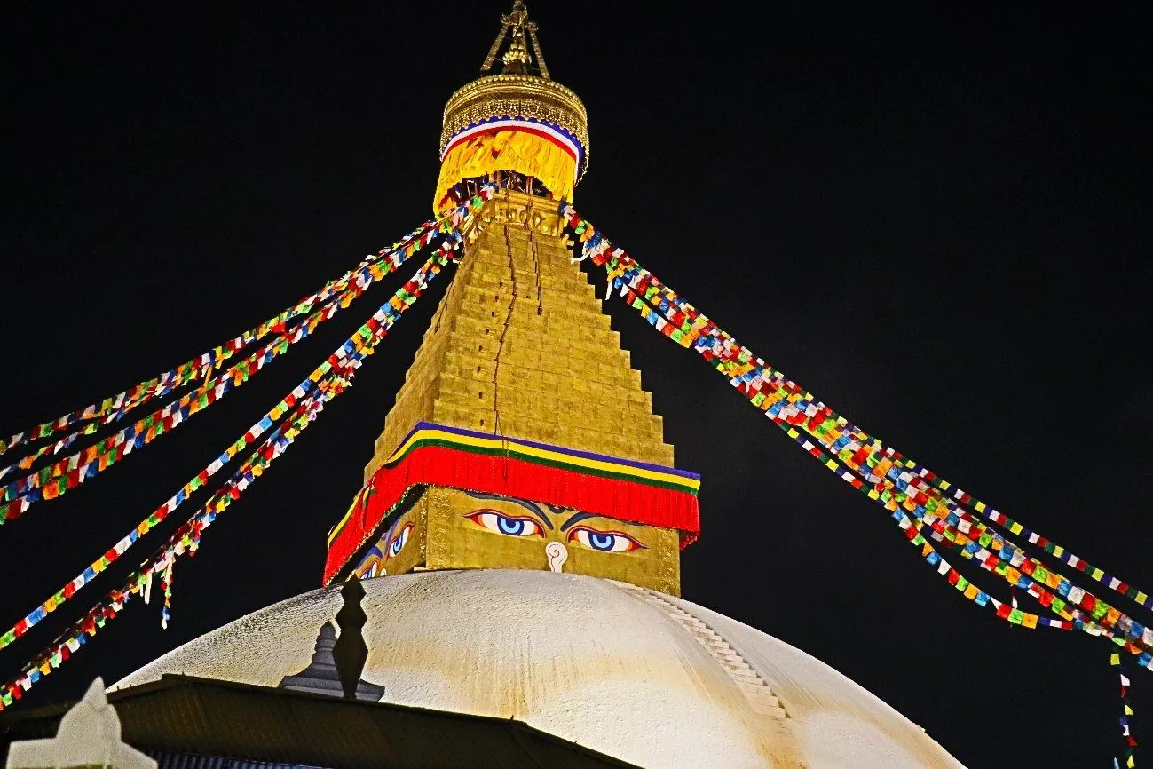 A Stupa de Boudhanath é um dos locais património da UNESCO que a expedição INFINITY irá visitar em Kathmandu.