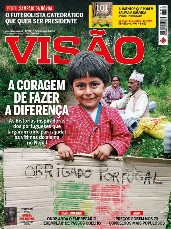 Nepal: “Obrigado Portugal”