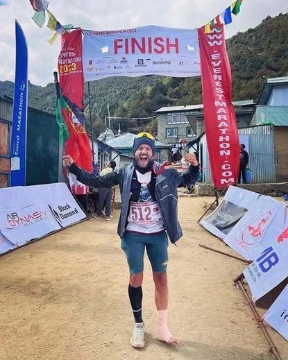 Pedro Queirós supera dificuldades e conclui Maratona do Evereste