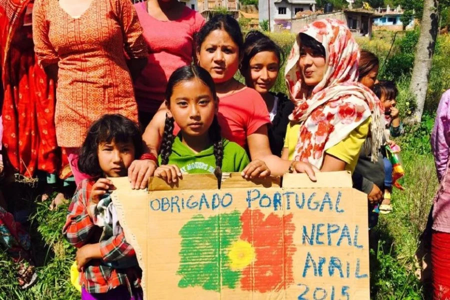 Katmandu: “Obrigado Portugal, nós também somos Nepal”